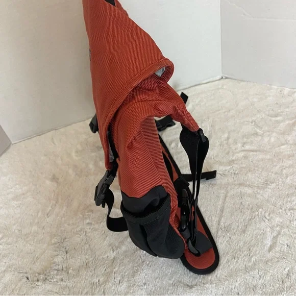 Patagonia Half Mass Laptop Messenger Bag Commuter Briefcase Orange Black - Picture 14 of 16